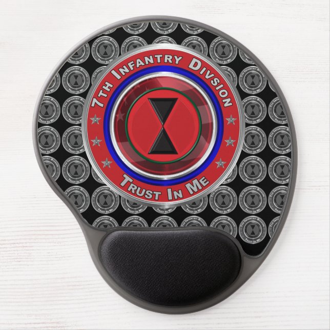 7th Infantry Division “Bayonet Division”  Gel Mouse Pad (Front)