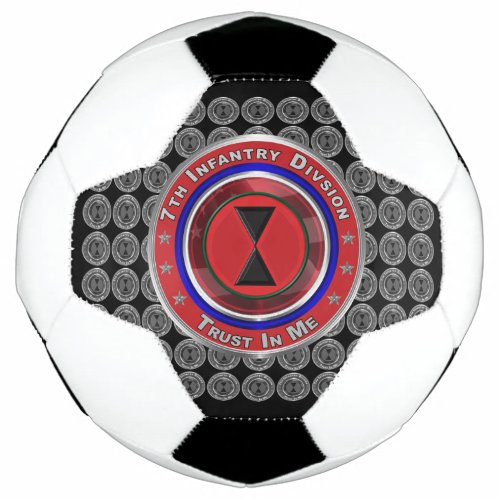 7th Infantry Division âœBayonet Divisionâ Soccer Ball