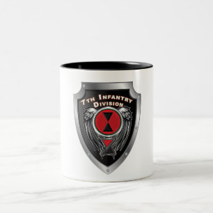 7th Infantry Division “Bayonet Division” Two-Tone Coffee Mug