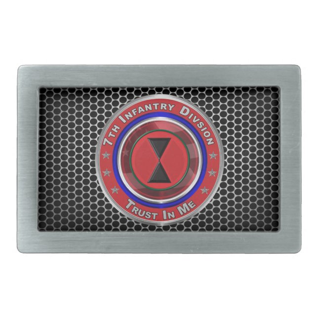 7th Infantry Division  Belt Buckle (Front)