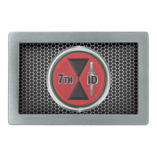 7th Infantry Division  Belt Buckle