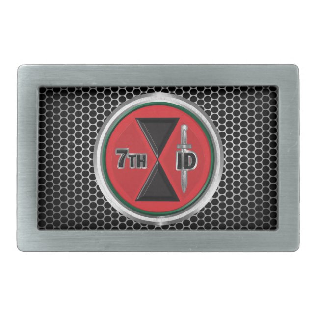 7th Infantry Division  Belt Buckle (Front)