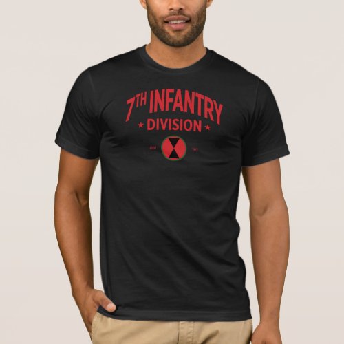 7th Infantry Division California Division T_Shirt