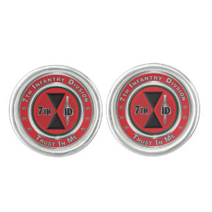 7th Infantry Division Cufflinks