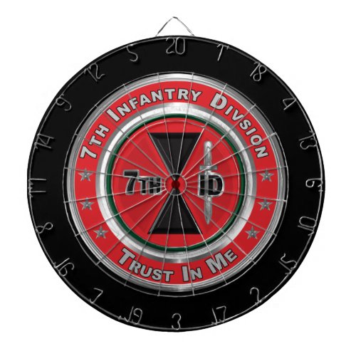 7th Infantry Division  Dart Board