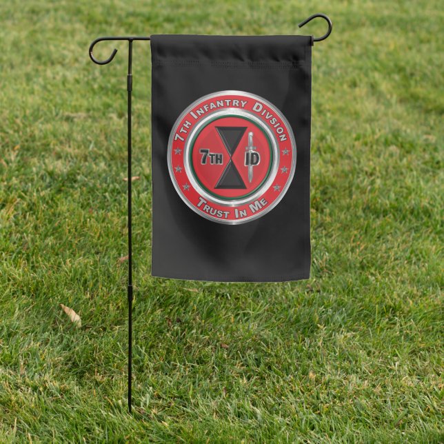 7th Infantry Division  Garden Flag (In SItu)