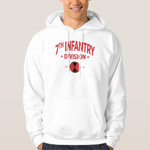 7th Infantry Division Hourglass Division Hoodie