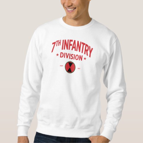 7th Infantry Division Hourglass Division Sweatshirt
