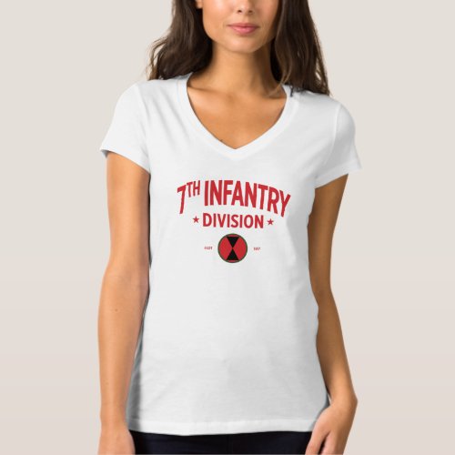 7th Infantry Division Hourglass Division Women T_Shirt