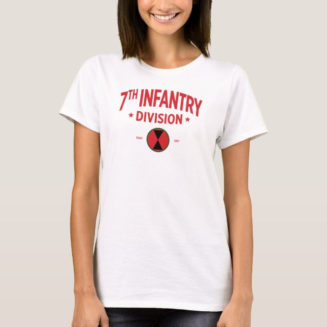 7th Infantry Division "Hourglass Division" Women T-Shirt (Front)