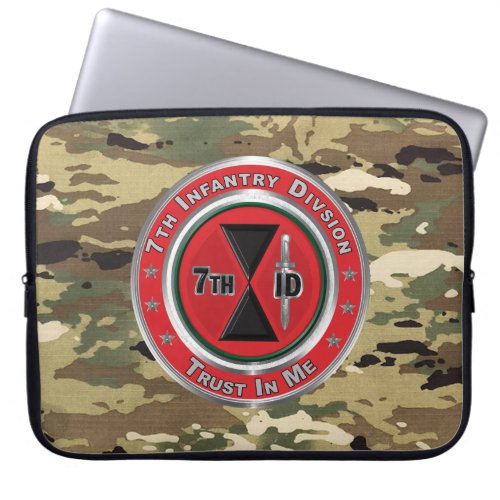 7th Infantry Division Laptop Sleeve