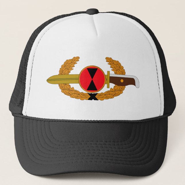 7th Infantry Division - Order of the Bayonet Trucker Hat (Front)