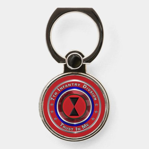 7th Infantry Division   Phone Ring Stand