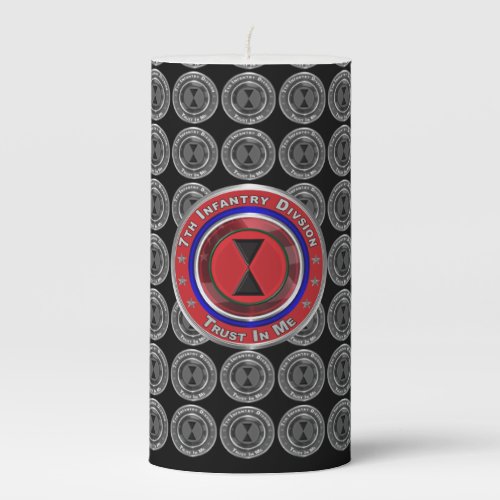 7th Infantry Division  Pillar Candle