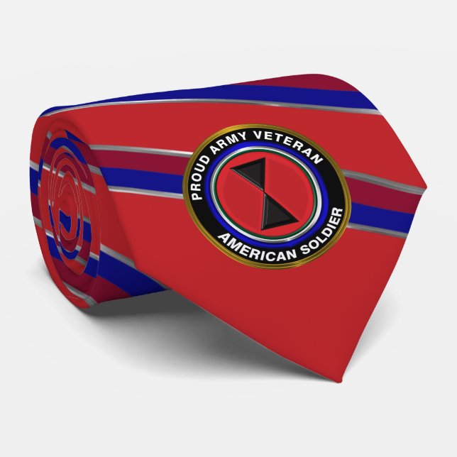 7th Infantry Division “Trust In Me” Neck Tie (Rolled)
