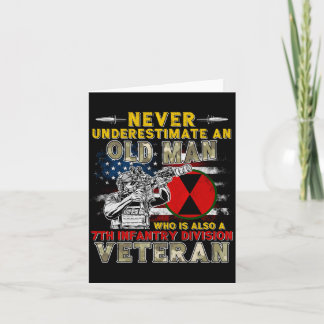 7th Infantry Division Veteran Fort Ord Fort Lewis Card