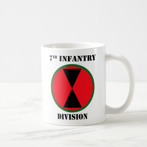 7th Infantry Division With Text Coffee Mug