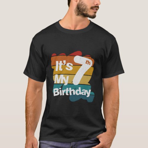 7Th ItS My 7Th 7 T_Shirt