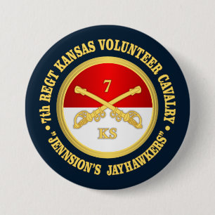 7th Kansas Cavalry Button