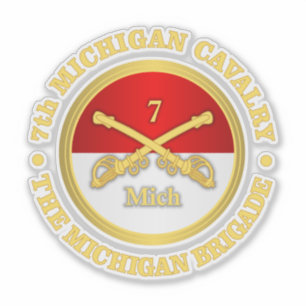 7th Michigan Cavalry Sticker