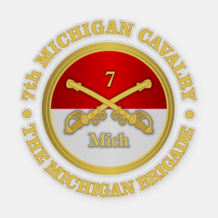 7th Michigan Cavalry Sticker