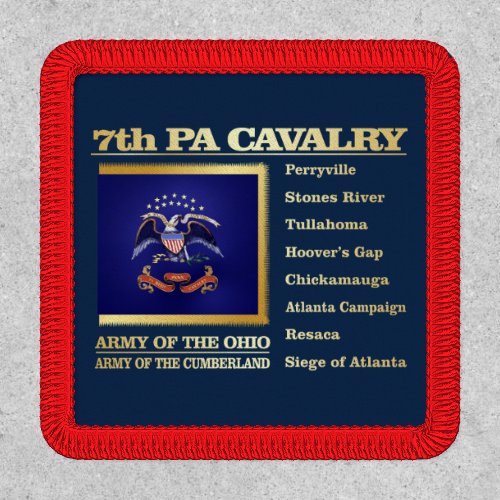 7th PA Cavalry BH Patch