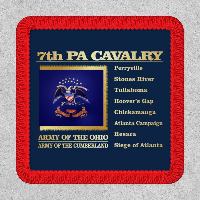 7th PA Cavalry (BH) Patch (Front)