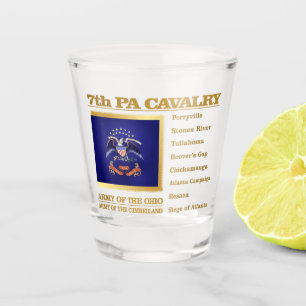 7th PA Cavalry (BH) Shot Glass