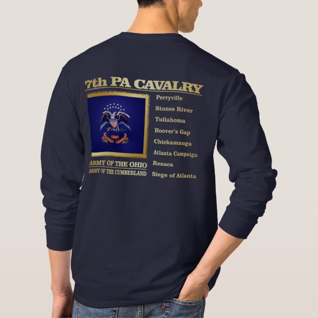 7th PA Cavalry (BH) T-Shirt (Back)