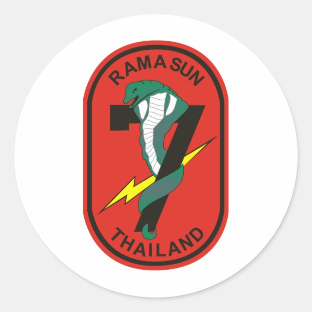 7th RRFS Classic Round Sticker (Front)