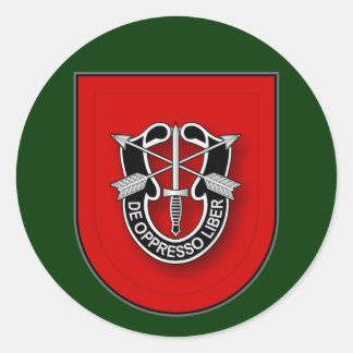 7th SFG(A) Classic Round Sticker