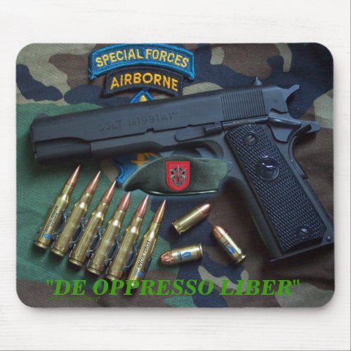 7th special forces fort Bragg veterans  Mousepad