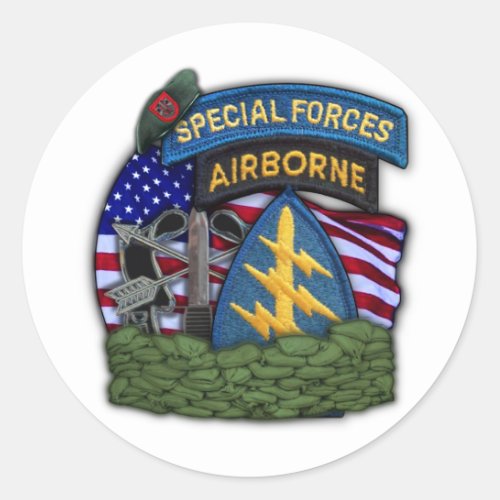 7th Special Forces Green Berets sfg Stickers