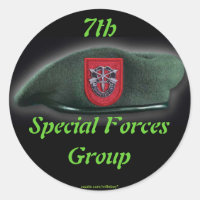 7th Special forces Green Berets veterans Sticker
