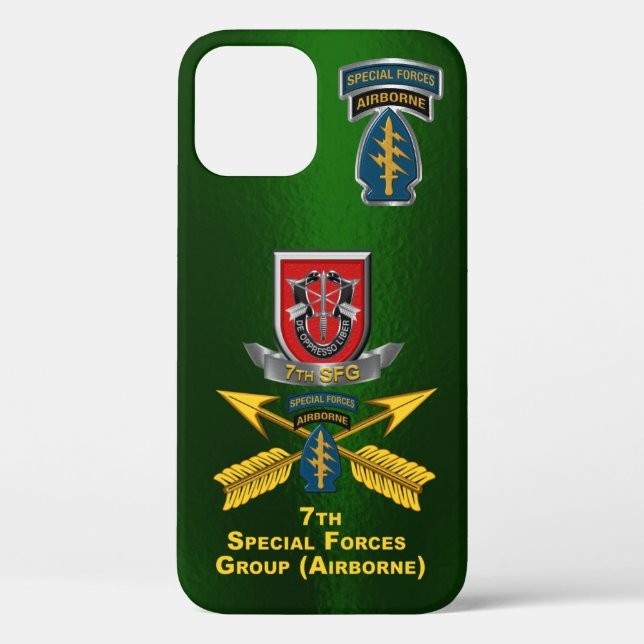 7th Special Forces Group Airborne Customized Case-Mate iPhone Case (Back)