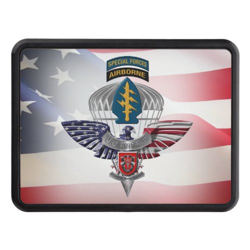 7th Special Forces Group Airborne Eagle  Hitch C Hitch Cover