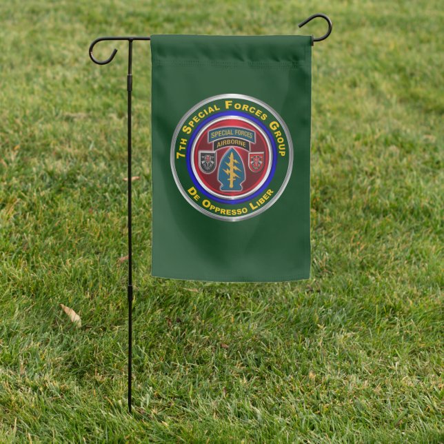 7th  Special Forces Group (AIRBORNE) Garden Flag (In SItu)