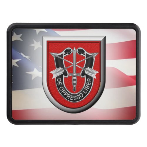 7th Special Forces Group Airborne Insignia   Hitch Cover