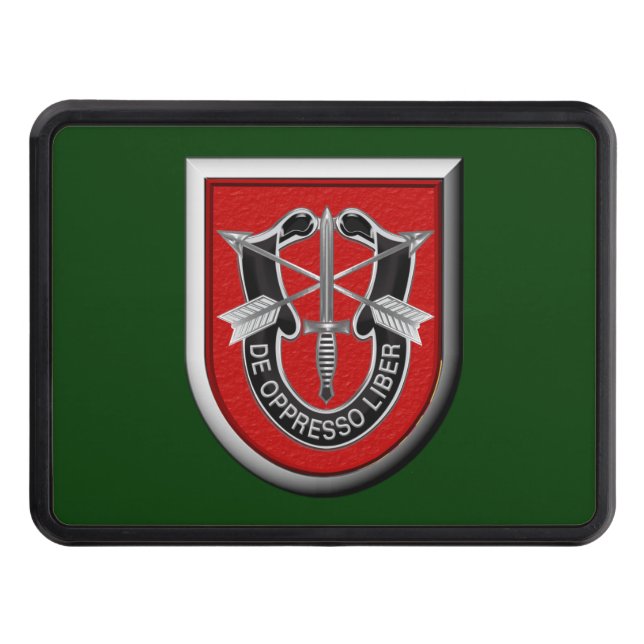 7th Special Forces Group (Airborne) Insignia Hitch Cover (Front)