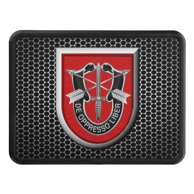 7th Special Forces Group (Airborne) Insignia  Hitch Cover (Front)
