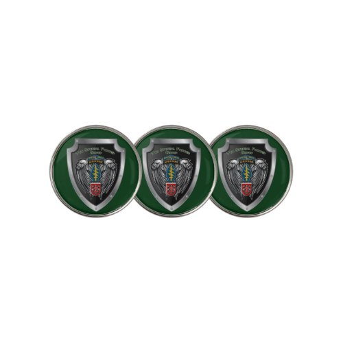 7th Special Forces Group Airborne Shield Golf Ball Marker