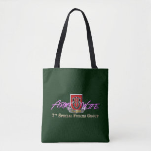 7th Special Forces Group Army Wife Tote Bag