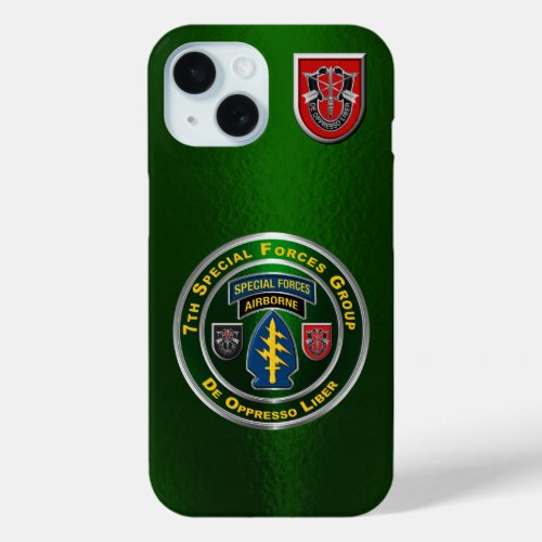 7th Special Forces Group iPhone 15 Case