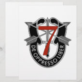 7th Special Forces Group Crest (Front/Back)