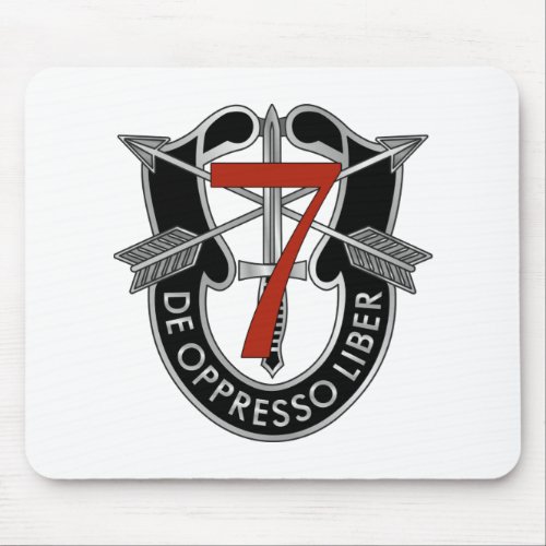 7th Special Forces Group Crest Mouse Pad