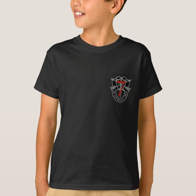 7th Special Forces Group Crest T-Shirt (Front)