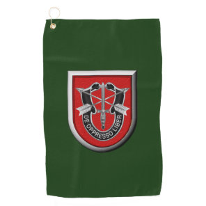 7th Special Forces Group Custom Insignia Golf Towel