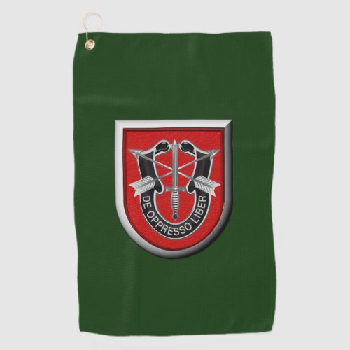 7th Special Forces Group Custom Insignia Golf Towel