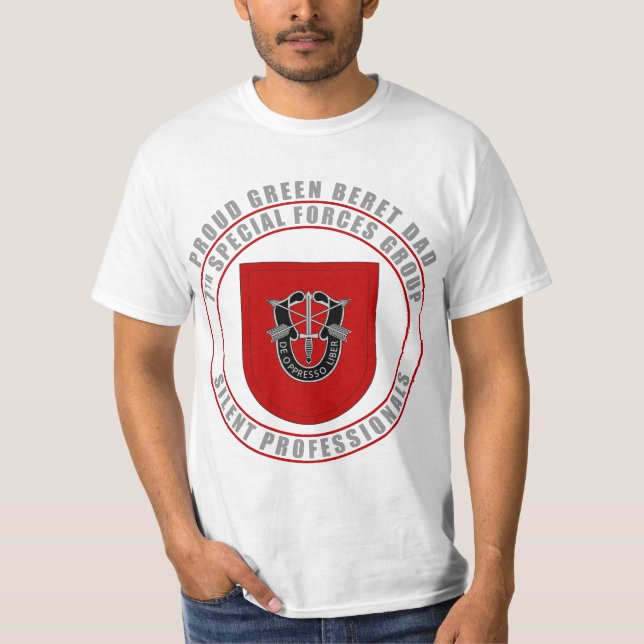 7th Special Forces Group Dad T-Shirt (Front)