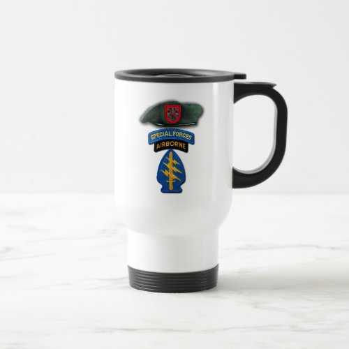 7th Special Forces Group Green Berets SFG SF Vets Travel Mug